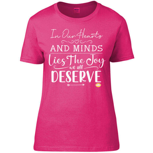 In Our Hearts - Lemon Sherbets - Ladies Fitted T-Shirt Thumbnail